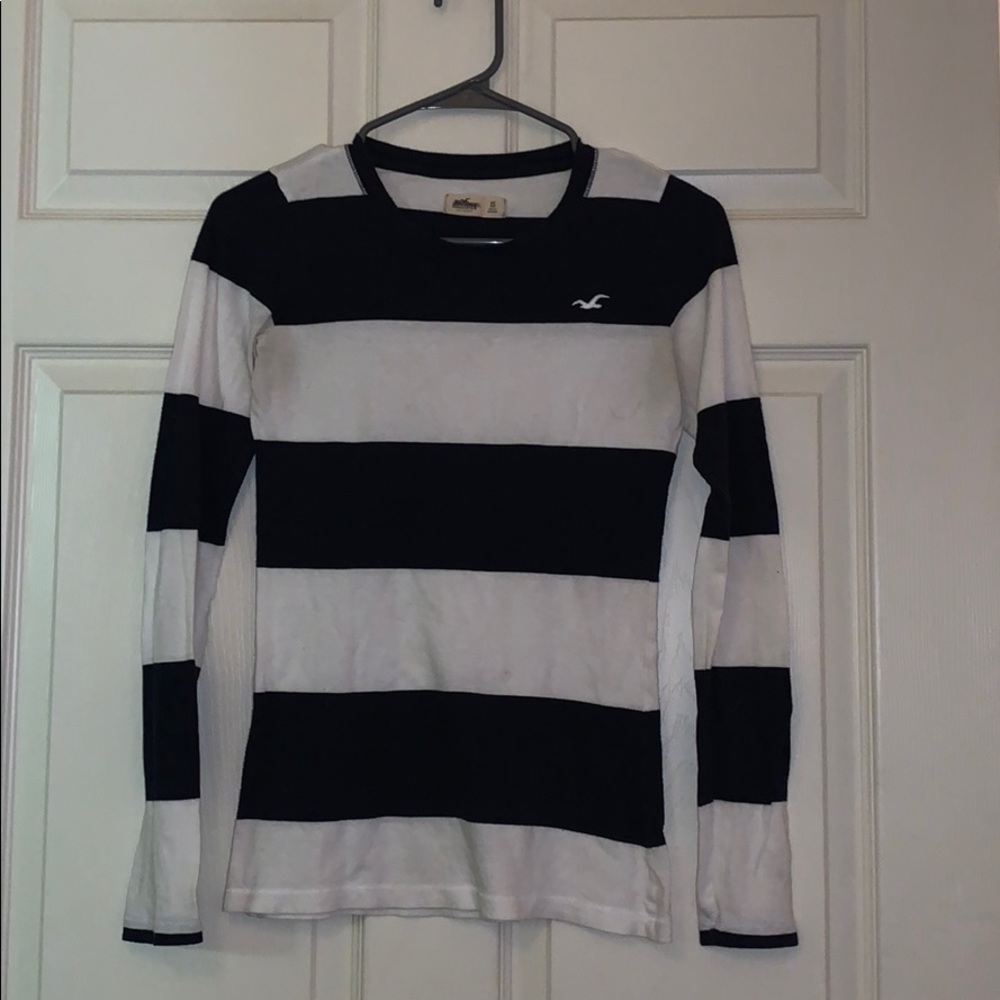 Hollister long sleeve stripped shirt